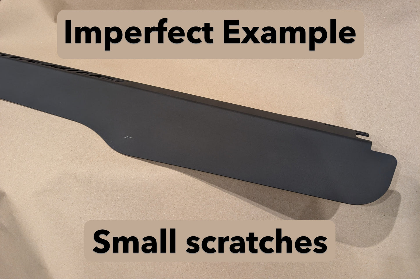 Sambar KS Tailgate Spoiler Black Anodized Aluminum 90-99