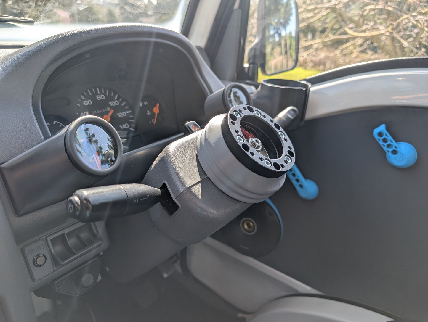 Subaru Sambar Short Steering Wheel Hub Adapter Cover