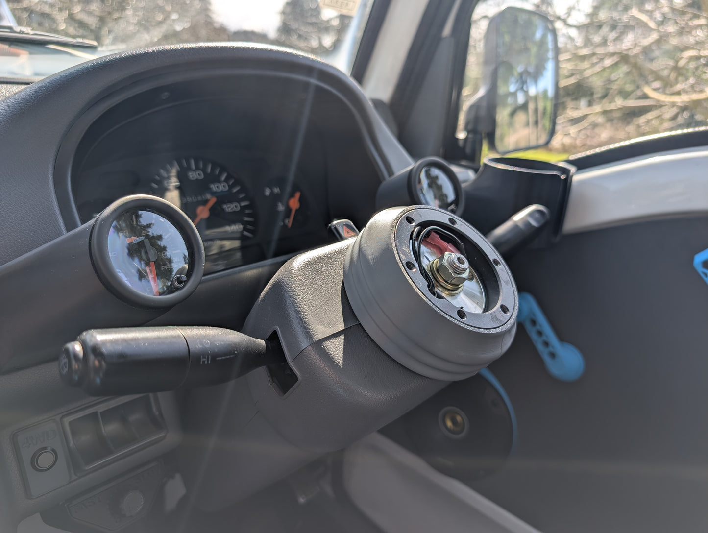 Subaru Sambar Short Steering Wheel Hub Adapter Cover